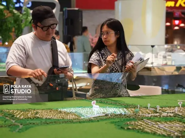 Pameran maket immersive agung podomoro tenjo