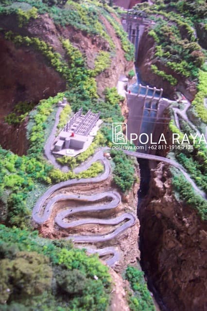 Maket smelter sebagai proof mining and mineral maquette Pola Raya Studio