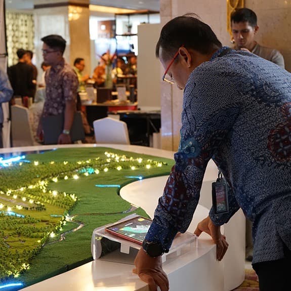 Maket Bank Tanah sebagai proof smart maquette Pola Raya Studio