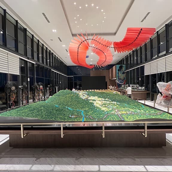 Maket residential siteplan sebagai proof Pola Raya Studio