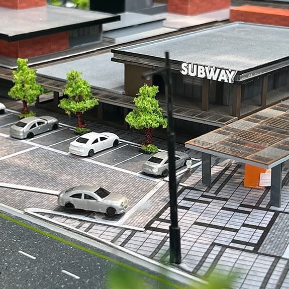 Maket Hampton Square sebagai premium classic maquette untuk sales gallery