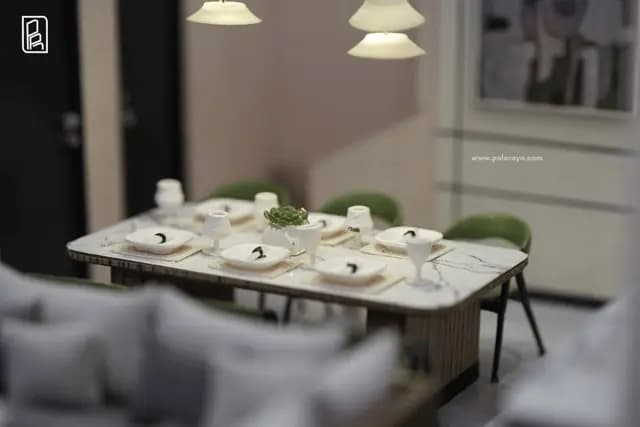 diorama ruang makan