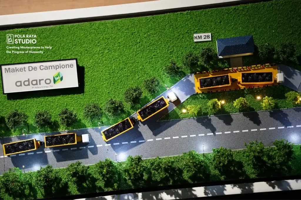Jasa Miniatur Transportasi Tambang
