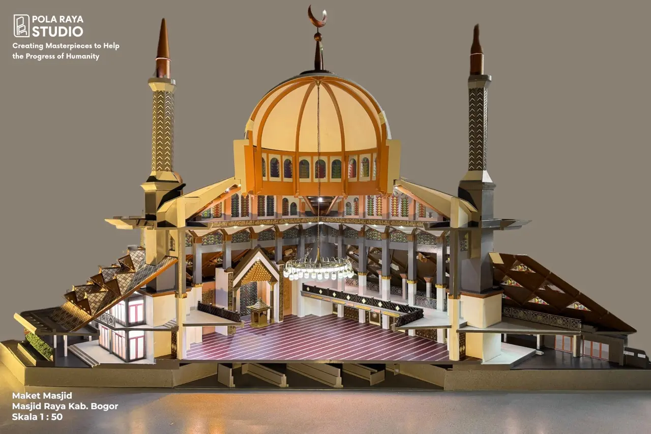 Interior Maket Masjid