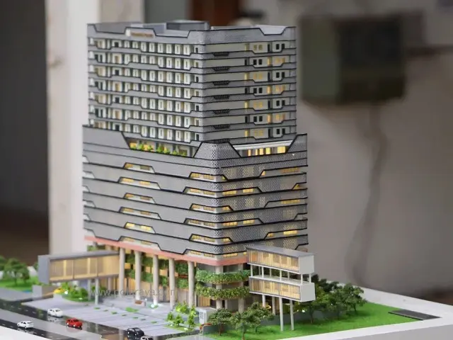 maket tower pulo mas