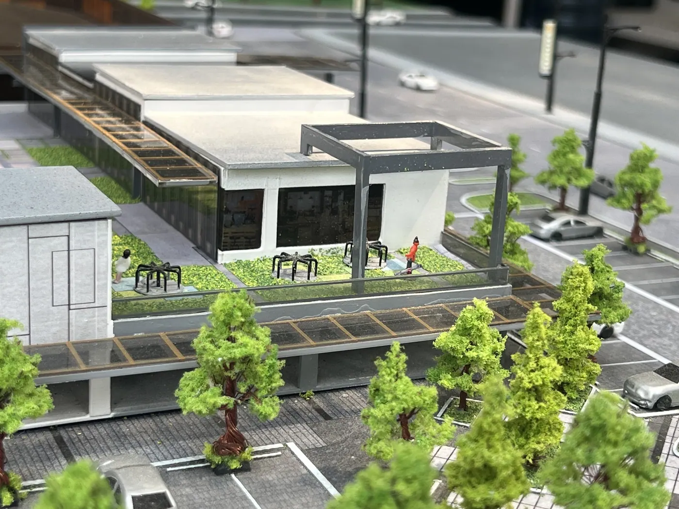 Maket Hampton Square sebagai premium classic maquette untuk sales gallery