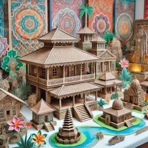 Jasa Maket Bahan Kardus