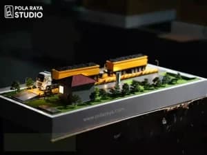 Maket Miniatur Tambang