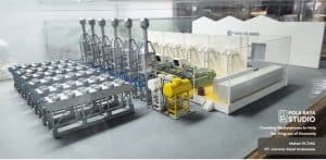 Pembuatan maket PLTMG